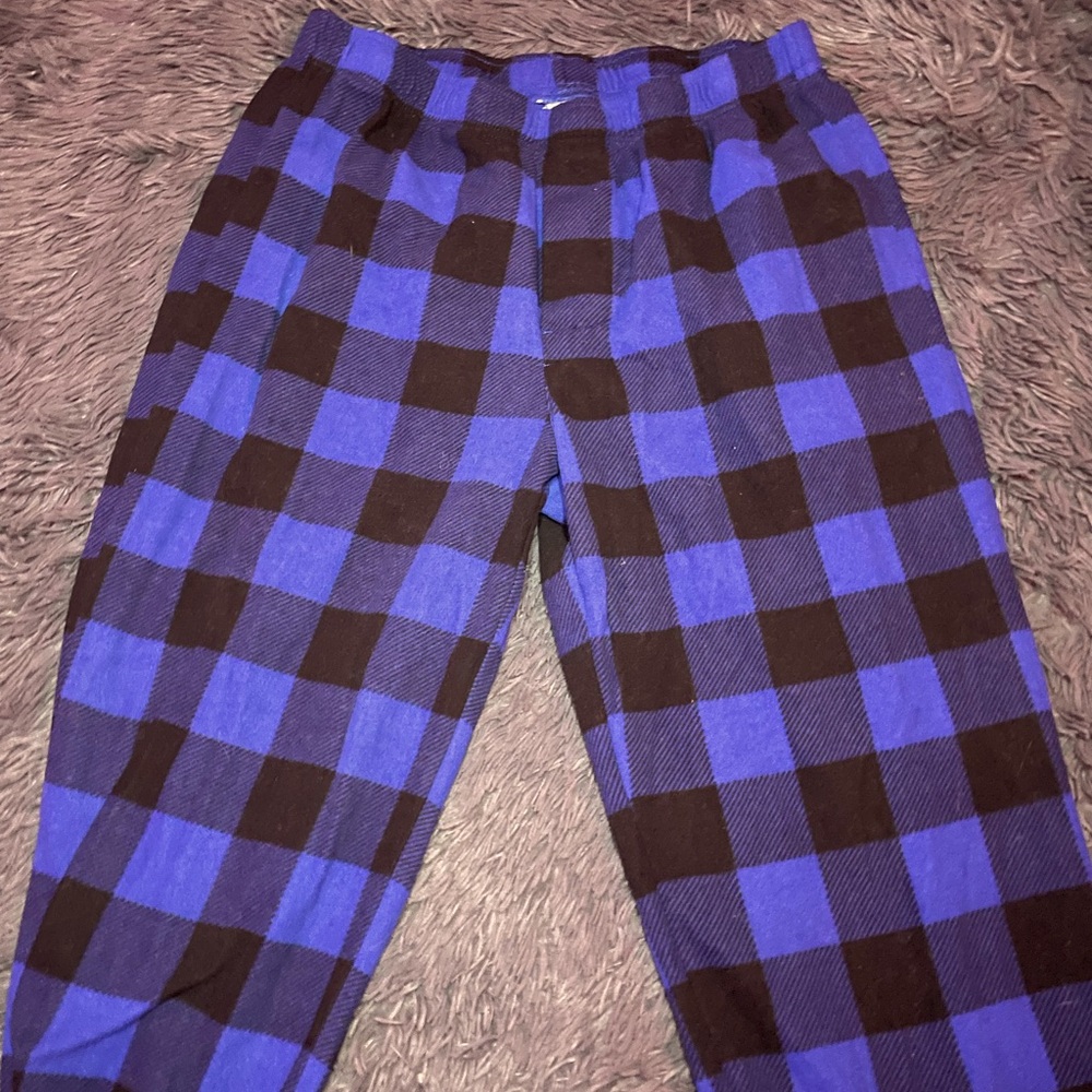 Large blue and black pj pants
